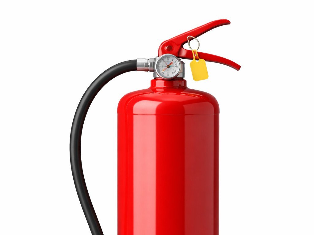 Brandblusser als voorbeeld van klein blusmiddel voor brandveiligheid